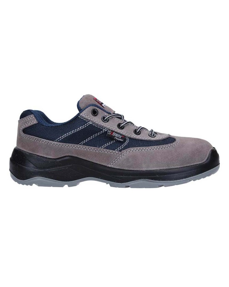 OHIO S1P SRC | CALZADO | Zapato de seguridad Ohio de J’hayber Works. Calzado de seguridad gris con detalles marino, ligero, f...