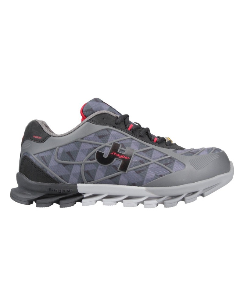 BOLT S1P HRO SRC | CALZADO |  DESCRIPCIÓN: Zapato de seguridad Bolt gris y negro de J’hayber Works. Calzado de seguridad gris...