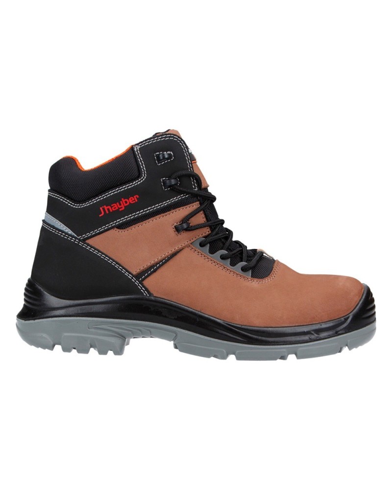 NEW CELTIC S3 SRC | CALZADO | Bota de seguridad New Celtic marrón de J’hayber Works. Calzado de seguridad marrón con detalles...